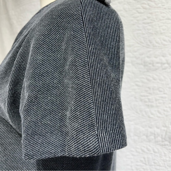 Hugo Boss Womens Short Sleeved Mini Striped Pocket Dress, Size Medium - Picture 6 of 15